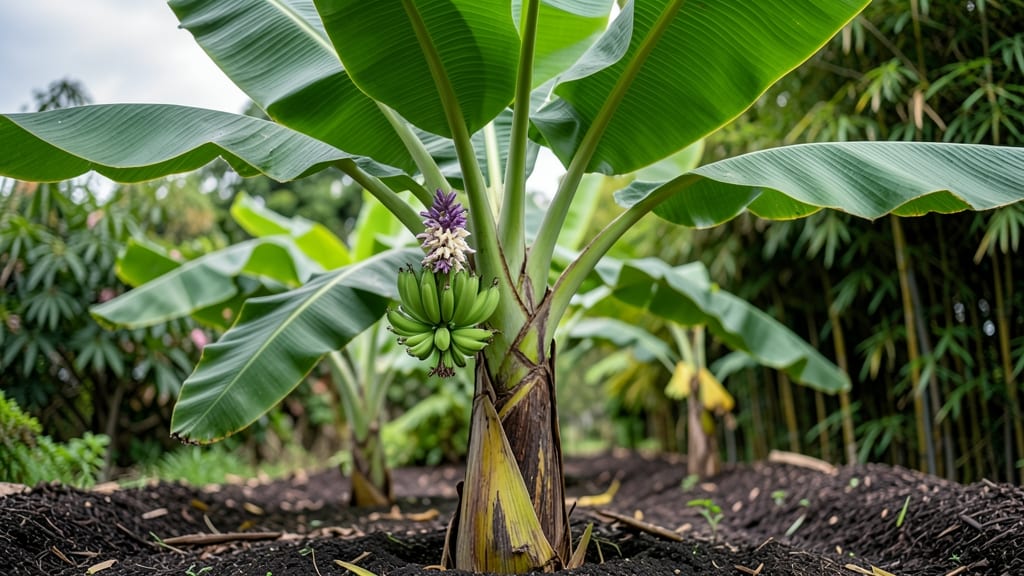 Banana Tree in Yard: Year-Round Privacy Screen With Minimal Space