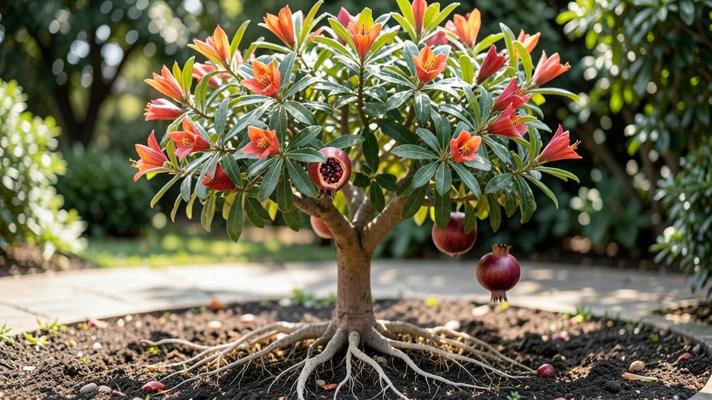 Pomegranate Tree Root Care: Pruning Secrets for Stronger Growth
