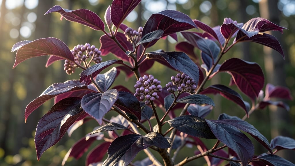 Purple Leaf Elderberry (Sambucus nigra Black Lace)