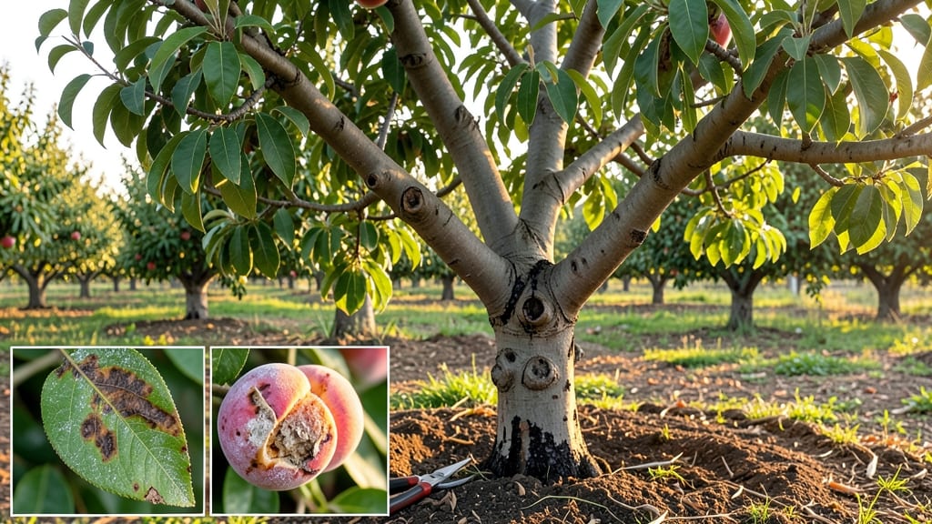 Pictures of Peach Tree Diseases: Visual Guide to Spotting 15 Common Fungal Blights