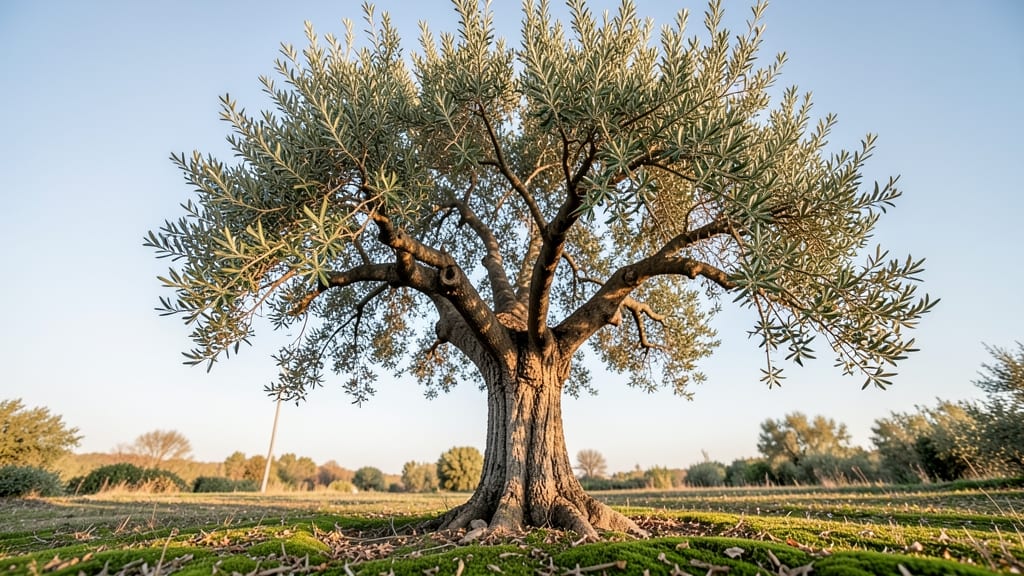 Olive Tree Symbolizing Peace and Longevity