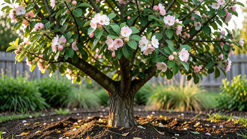 Fuji Apple Tree Bloom: Timed Pruning for Maximum Spring Blossoms