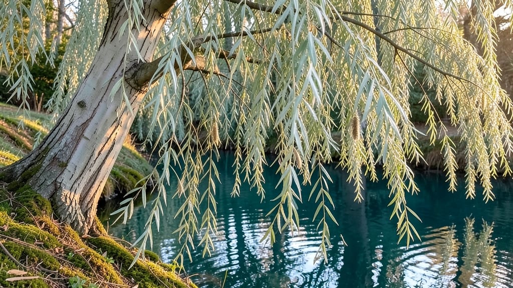 Weeping Willow Tree Symbolizing Eternal Love