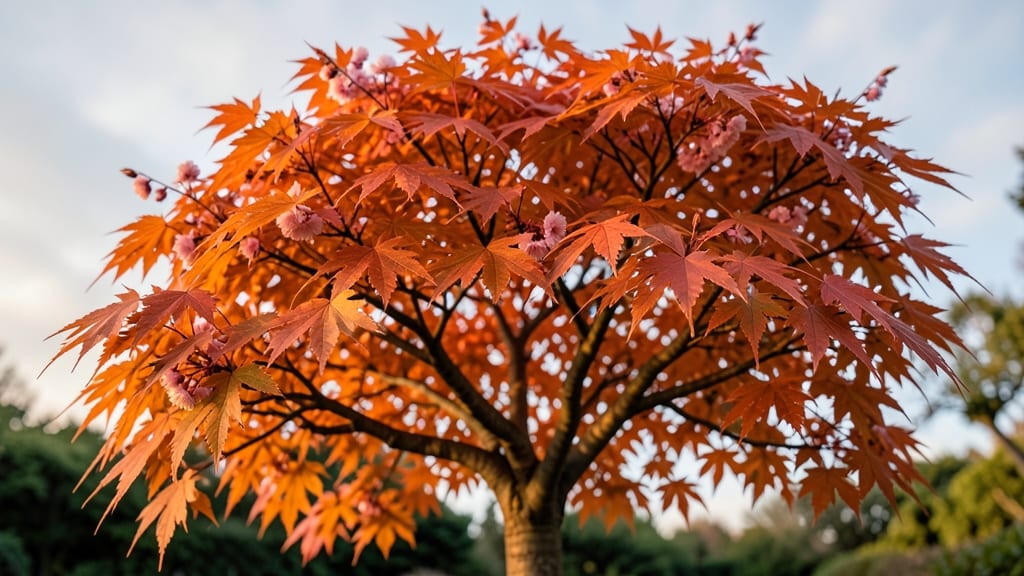 Japanese Maple with Coral Bark