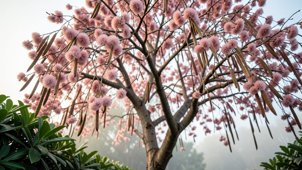 Pink Fringe Tree with Fragrant Blooms