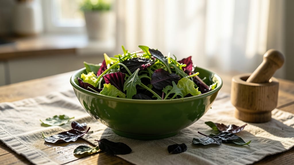 Black Cherry Leaf Salad for Digestive Health