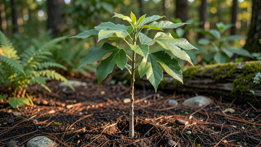 Buckeye Tree Sapling: Cold-Hardy Growth in 3 Years
