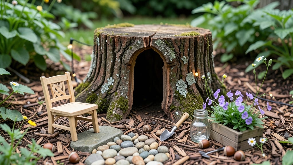 Fairy House Out of Tree Stump: Creative Steps and Material Ideas