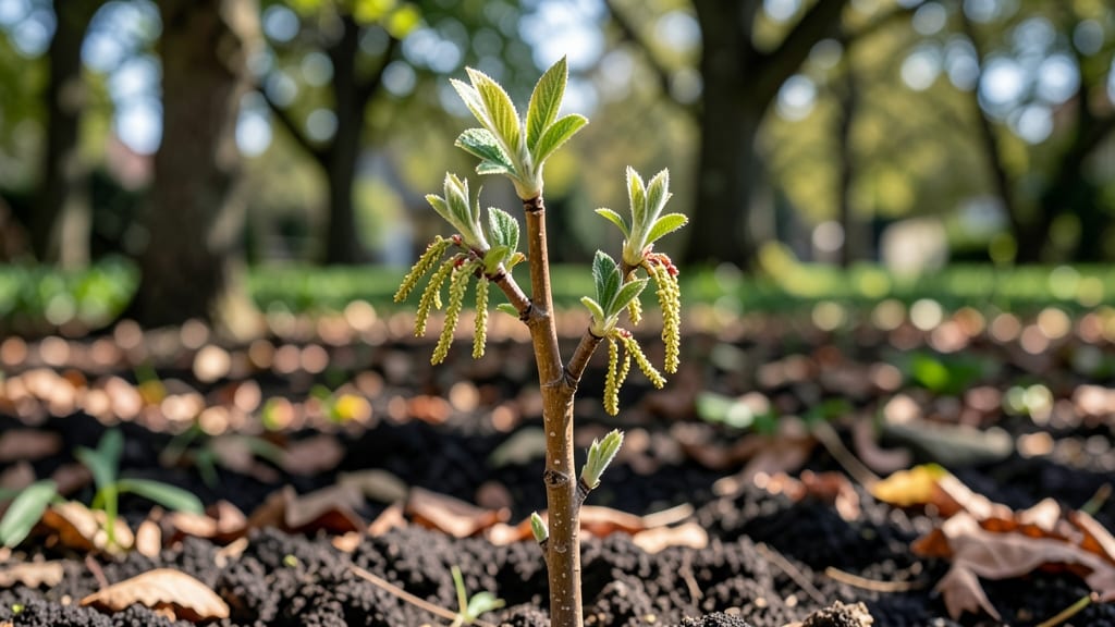 Hazelnut Tree Sprout: Cold-Stratified Growth in 6 Weeks