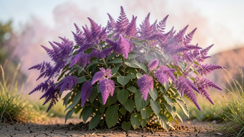 Purple Smoke Bush for Drought-Tolerant Landscapes