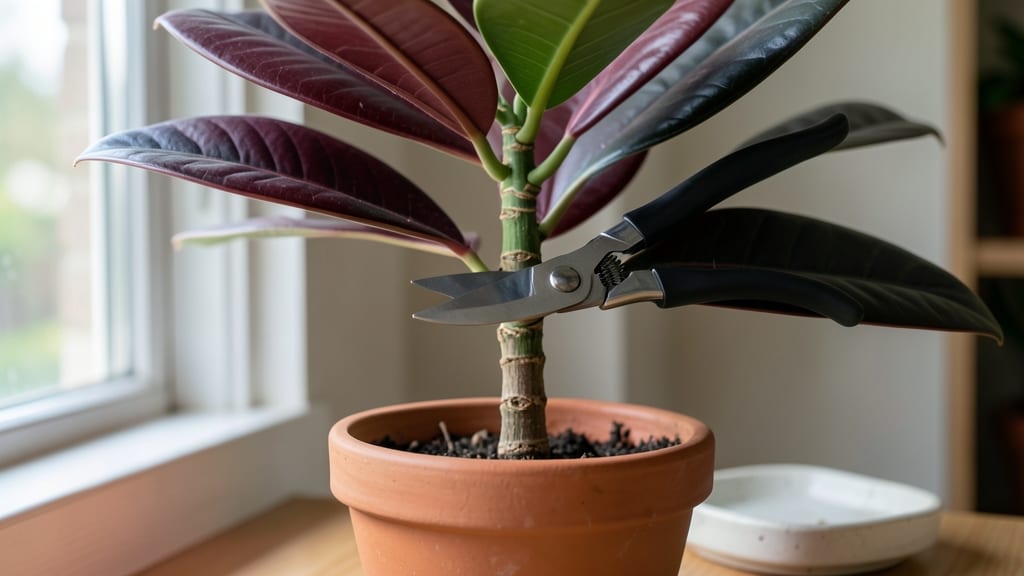 How to Stop Rubber Tree Growing Too Tall: Prune for Compact Growth Year-Round