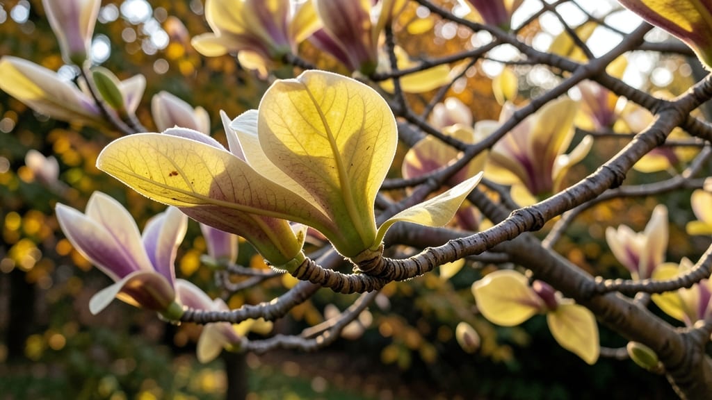 Nutrient Deficiency in Fall Leaves