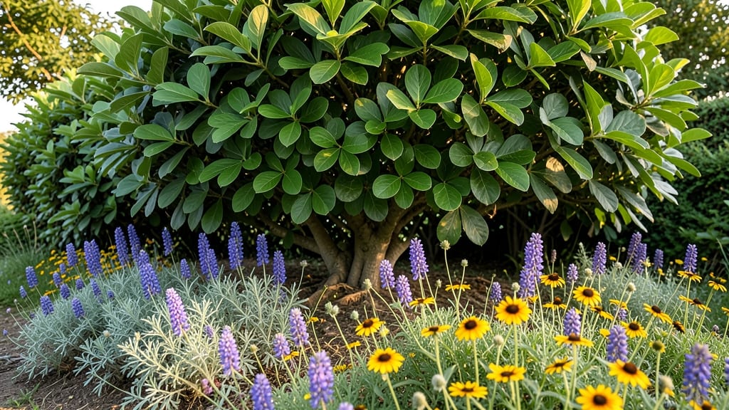 Wildflower Understory Strawberry Tree Hedge