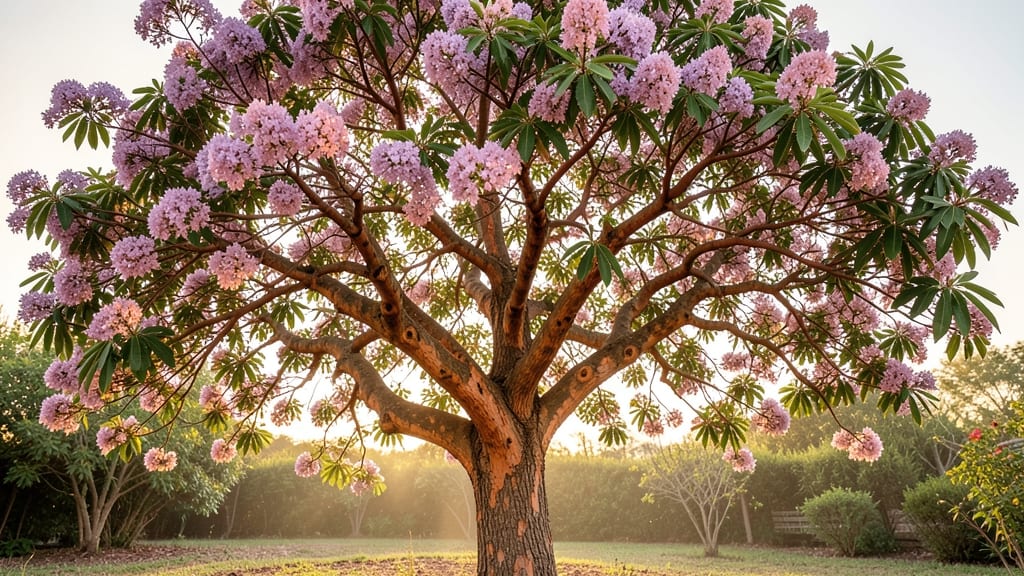 Crapemyrtle with Lavender Flowers