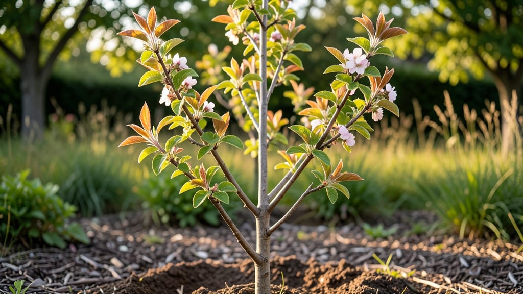 Young Apricot Tree Leaves: Pruning Secrets for Lush Canopy Growth