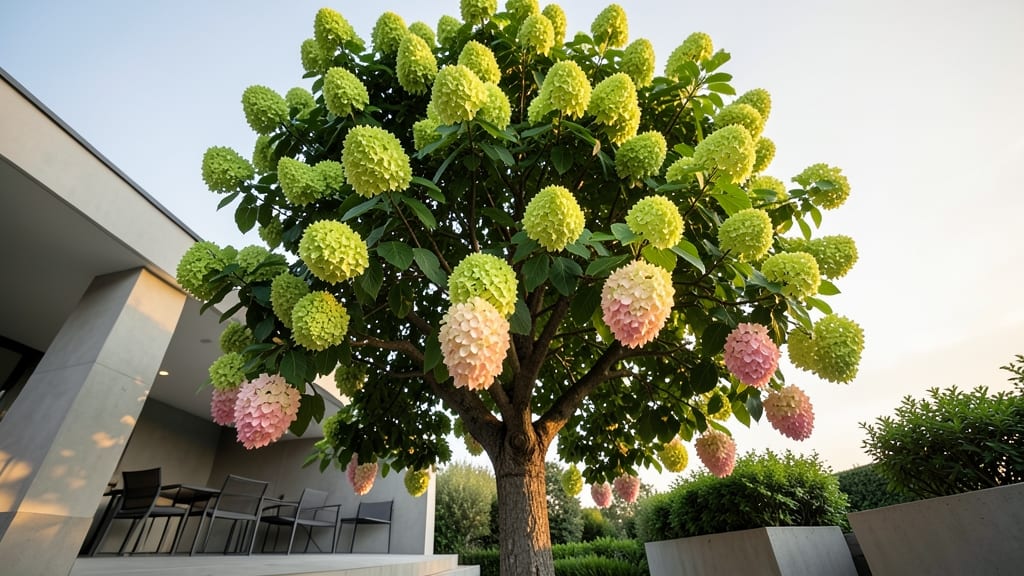 Limelight Hydrangea Tree