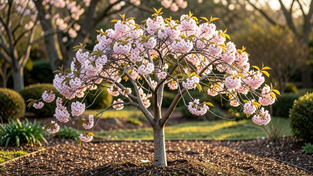 Japanese Cherry Blossom Tree Nearby: Year-Round Beauty With Minimal Pruning Effort