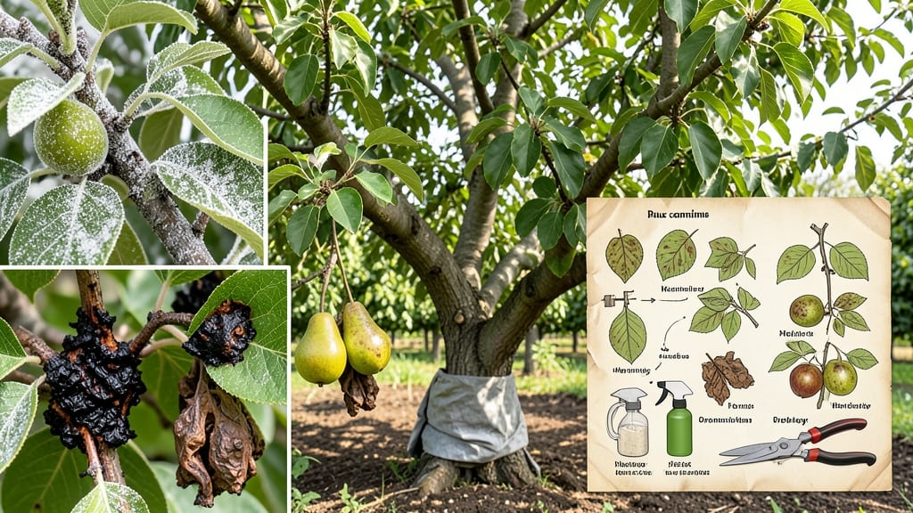 Pear Tree Diseases and Treatment: Diagnose and Cure Common Fungal Blights Fast