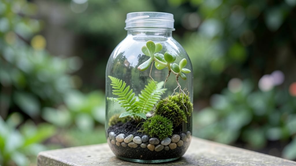 Plastic Bottle Terrarium Planters