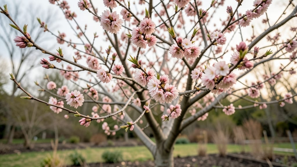 Western Redbud's Early Spring White Flowers