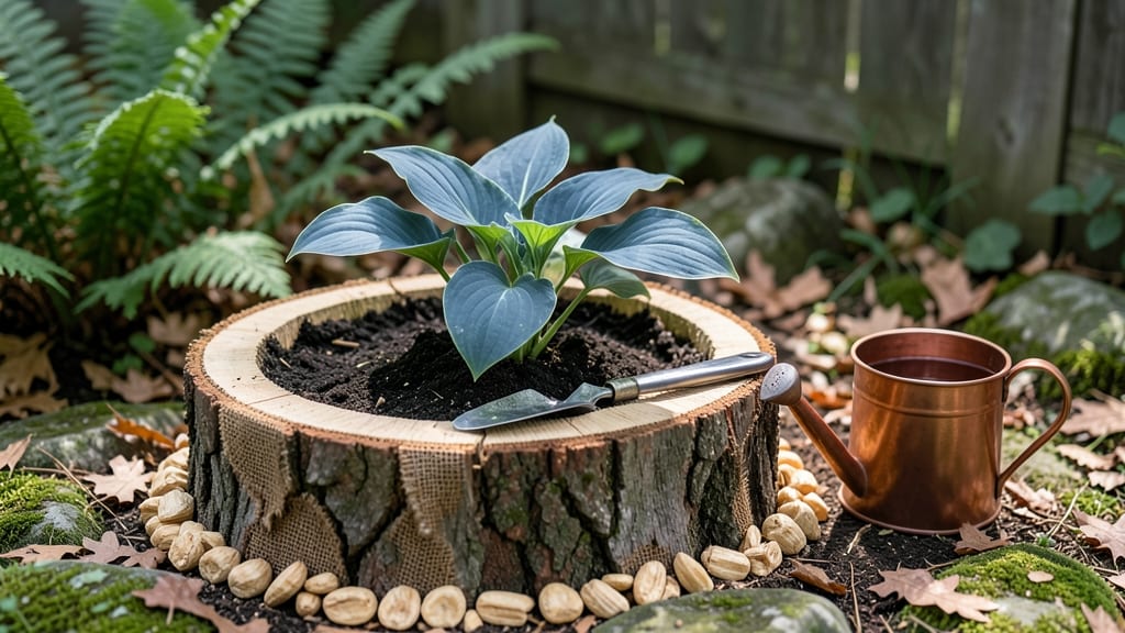 How to Make Tree Stump Planter: Upcycled Planter With Living Roots