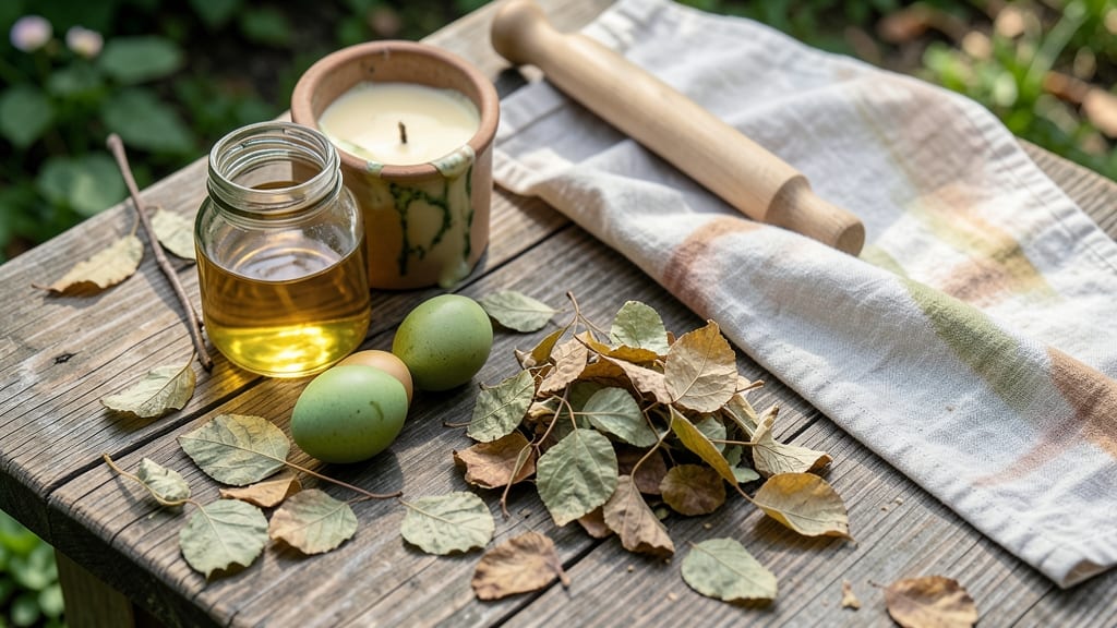 Dried Cherry Leaves for Natural Dyeing