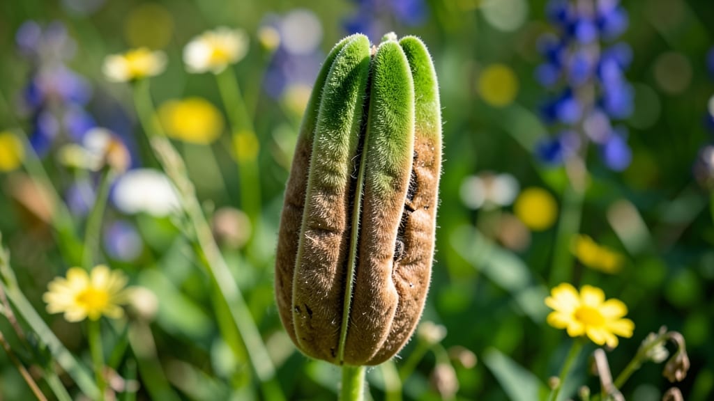 Velvet-Lined Milkweed Seed Pods