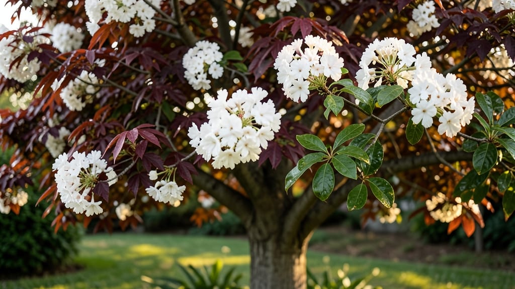 Crape Myrtle 'Natchez' (White Flowering)