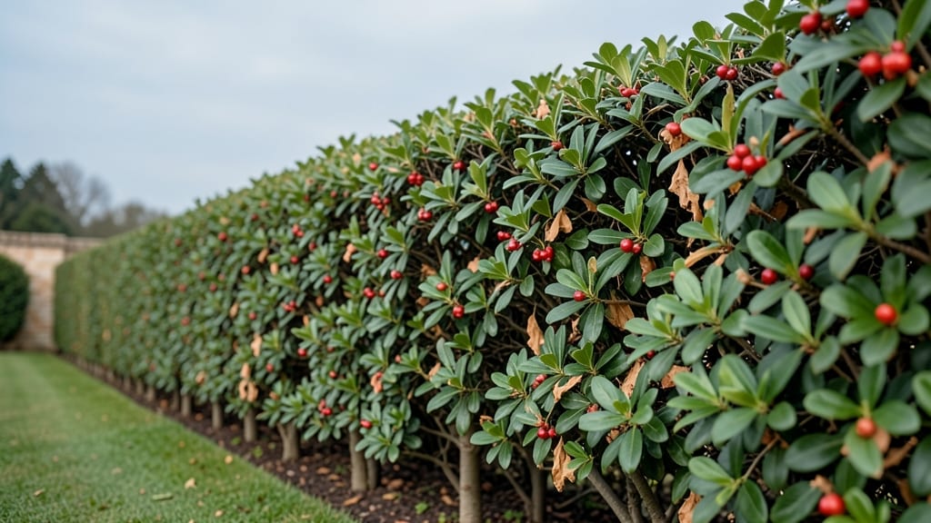 Classic Formal Strawberry Tree Hedge
