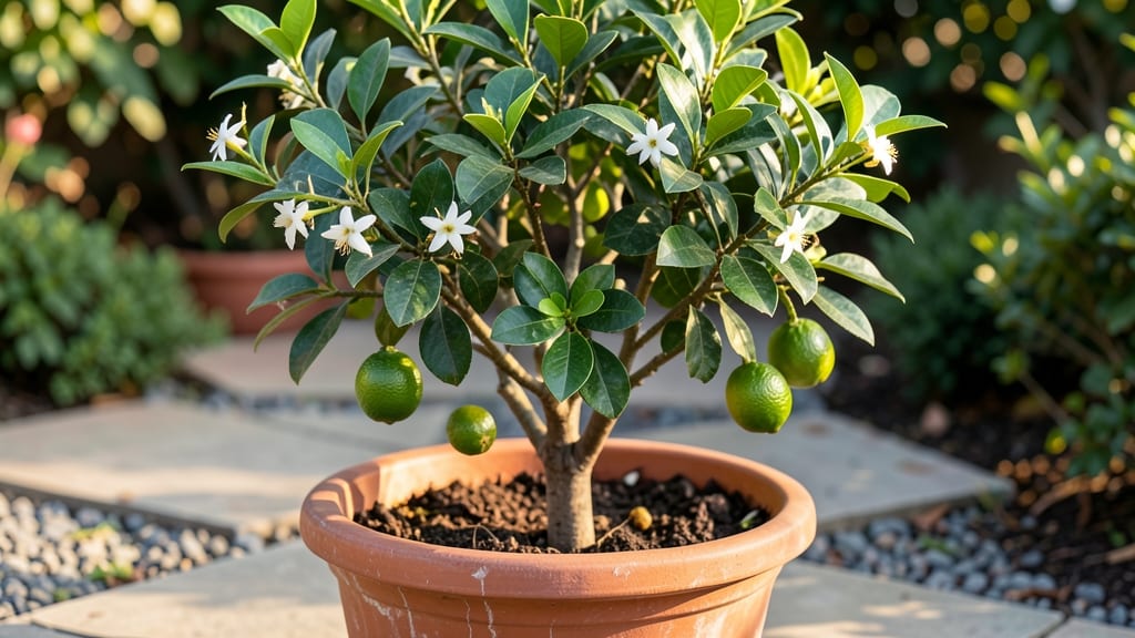 Key Lime Tree in Pot: Compact Citrus Thrives Year-Round Indoors