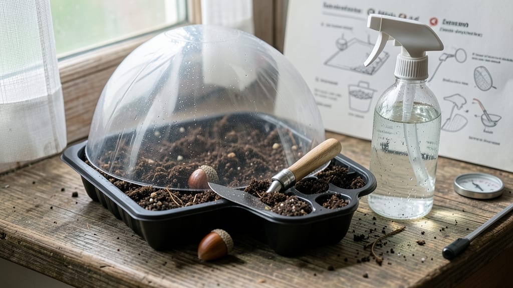 How to Plant Oak Tree Seeds: Cold-Stratified Sprouts in 8 Weeks