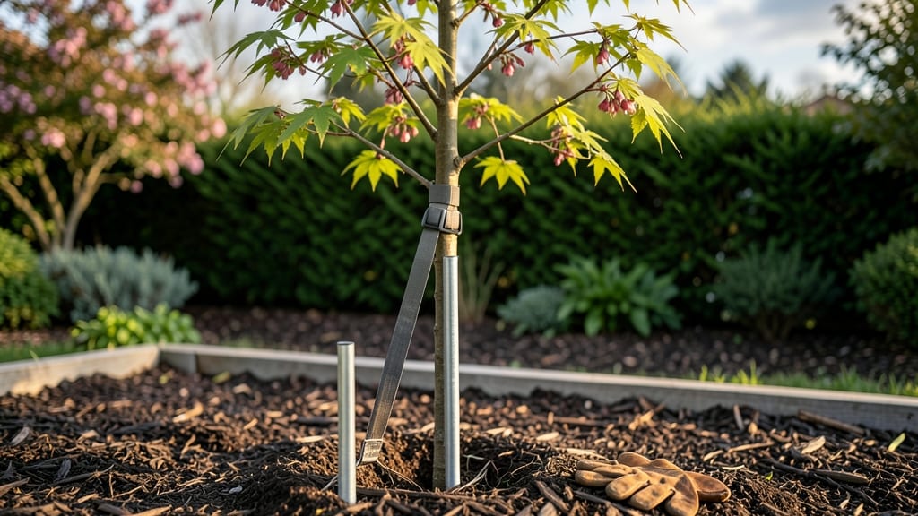 Tree Brace Support: Sturdy Framework for Wind-Resistant Young Trees