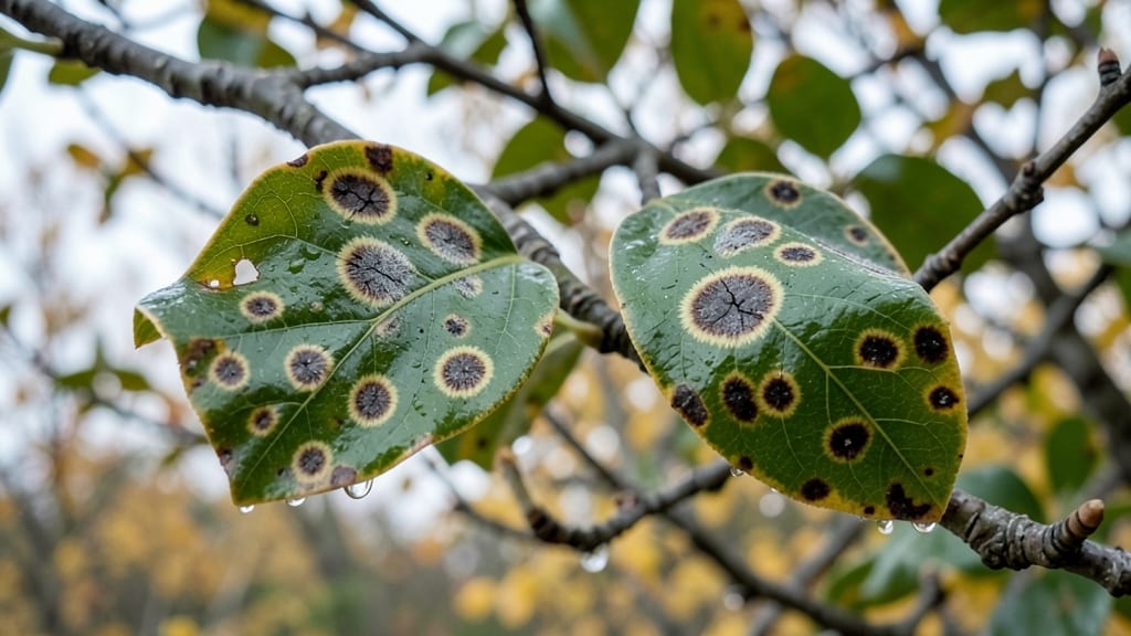 Magnolia Leaf Spot Fungus Symptoms