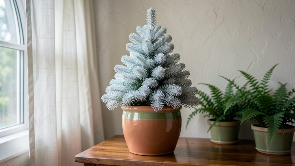 Small Christmas Tree White: Dwarf Elegance for Tiny Spaces
