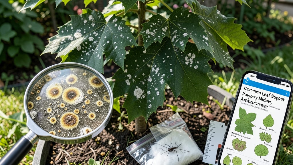White Spots on Tree Leaves: Fungal Blight Diagnosis and Cure Guide