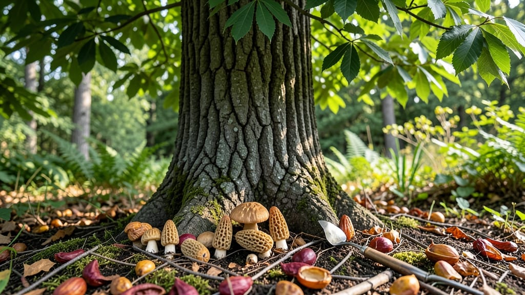 What Trees Do Morel Mushrooms Grow By: Common Host Species and Key Clues