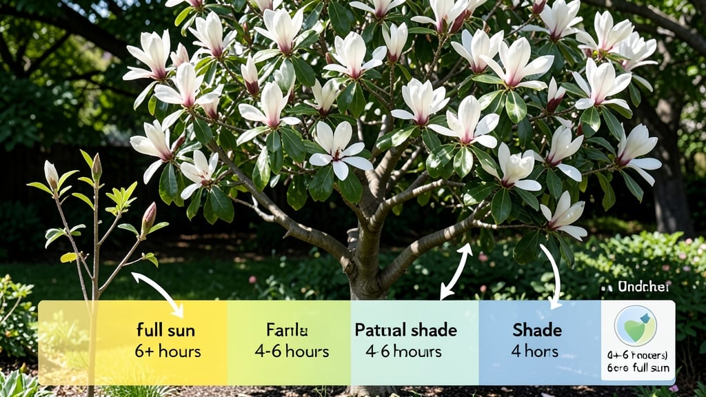 How Much Sun Does a Magnolia Tree Need: Ideal Light Balance for Thriving Blooms