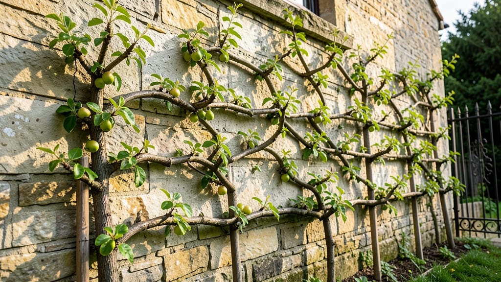 Espalier Training for Wall Gardens