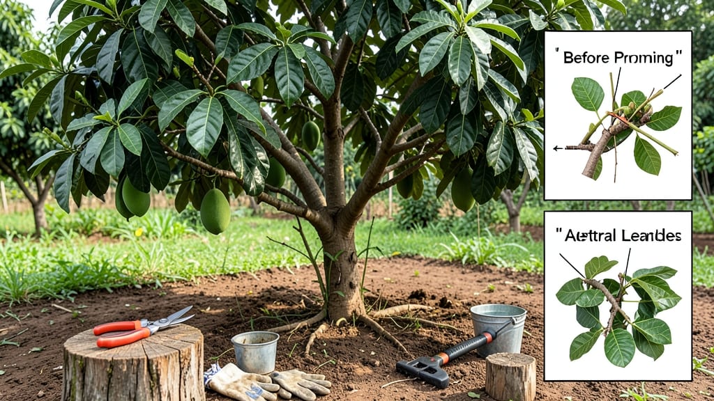 How to Prune a Mango Tree for Fruit: Year-Round Abundance With 4 Key Cuts