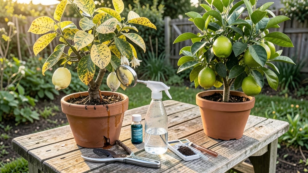 Lemon Tree Sick: Revive Yellowing Leaves and Drooping Branches Fast
