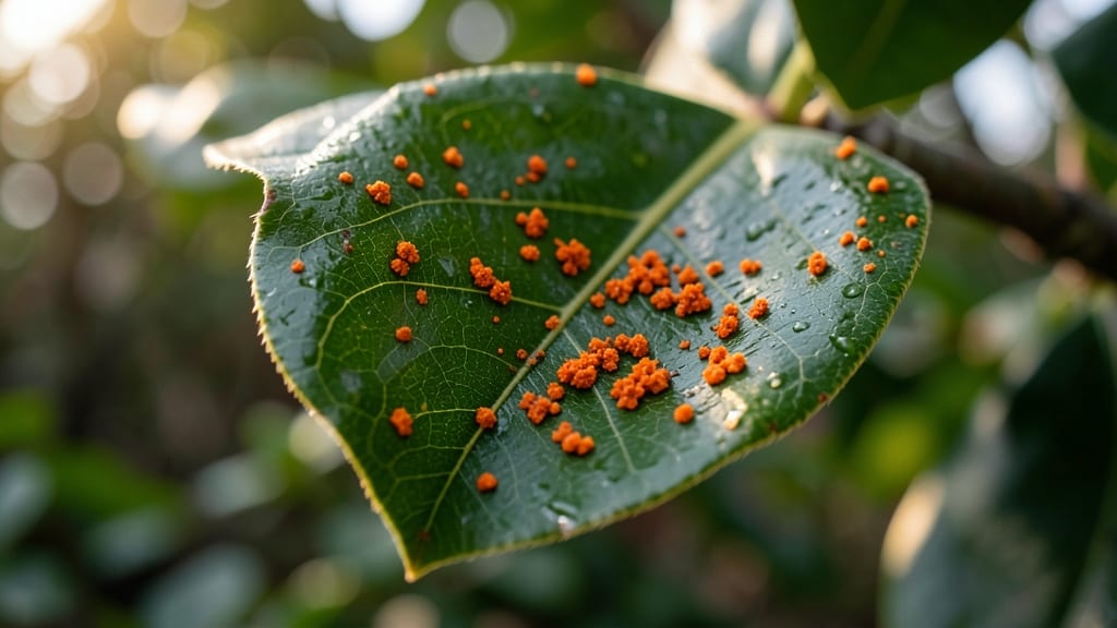 Magnolia Rust Disease Spots